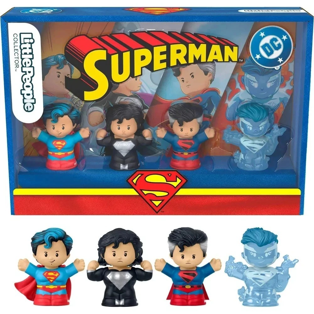 NIB Superman Little People Collector 4 Figure‎ by Fisher-Price
